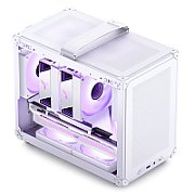PC case Jonsbo C6 MAX  Mini  Micro-ATX  Tempered Glass - White