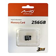 Mio High Endurance 256 GB MicroSD Card with UHS-I Flash Memory