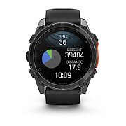 Garmin Fenix 8 3.56 cm (1.4 ) AMOLED 51 mm Digital 454 x 454 pixels Touchscreen Titanium Wi-Fi GPS (satellite)