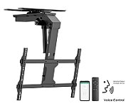 Suport TV motorizat de tavan smart Blackmount M07TURNAI, diagonale 37-75 ,max.45kg, Via voce/aplicație Tuya/ telecomanda