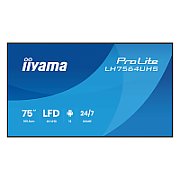 IIYAMA LH7564UHS-B1AG 75 IN LCD UHD/6.5MS 24/7 65MS 500CD/M 5000:1 S
