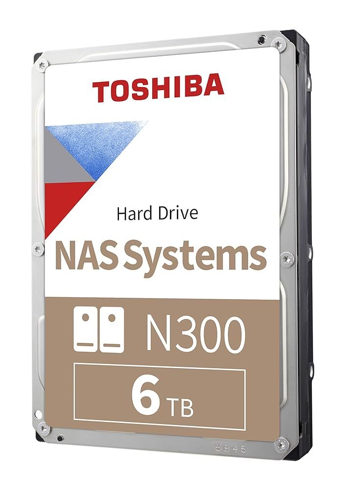HDD NAS TOSHIBA N300 6TB CMR, 3.5'', 512MB, 7200RPM, SATA, TBW: 180