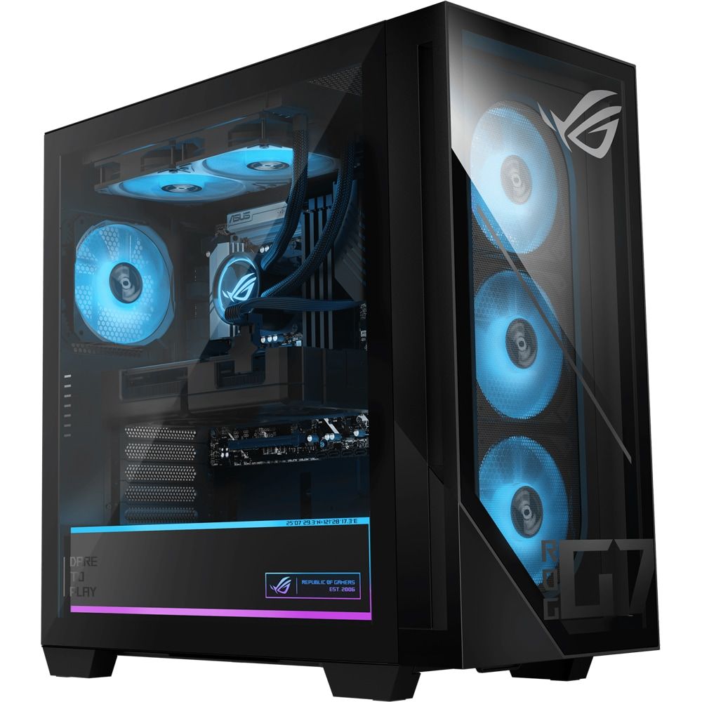 Desktop PC Asus ROG Strix G700TF-09285K0500, Intel 285K (24 C / 24 T, 3.2 GHz - 5.7 GHz), 16 GB RAM, 2 TB SSD, NVIDIA GeForce RTX 5080 16 GB, Fara sistem de operare