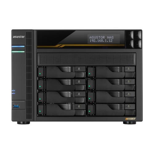 Asustor Lockerstor 8 Gen3 AS6808T 8 Bay NAS, Quad-Core 2.3GHz CPU