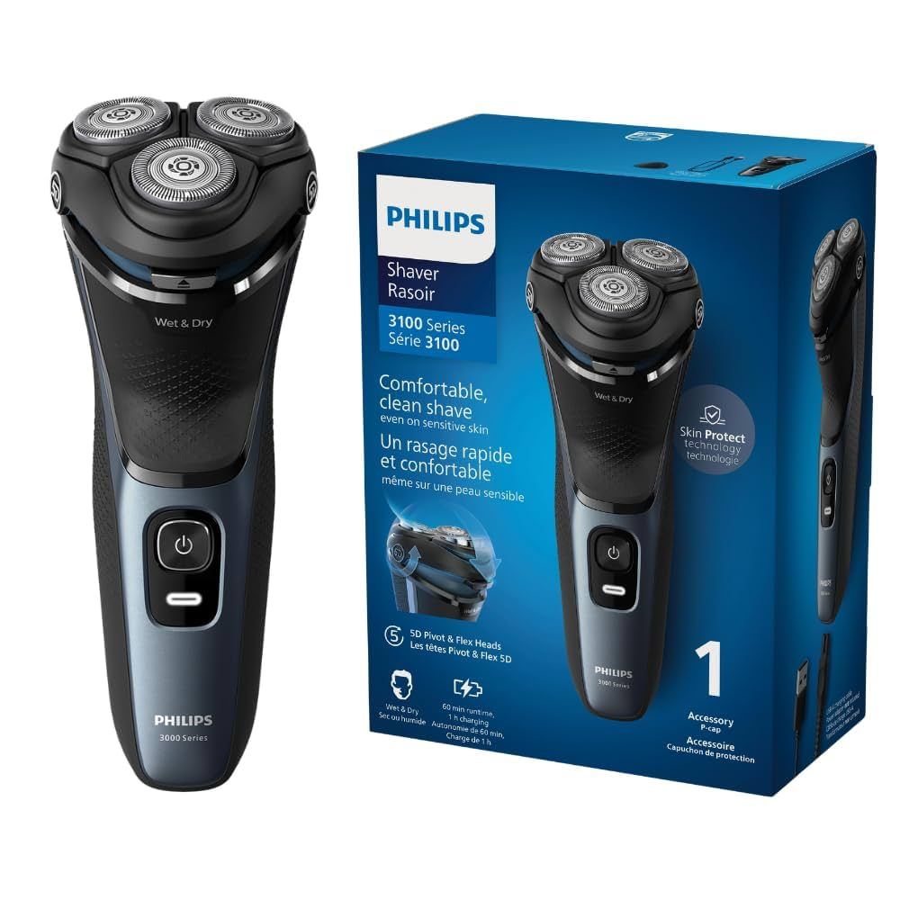 Philips Shaver 3000 Series S3144/00 Wet & Dry Electric Shaver