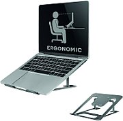 Neomounts NSLS085GREY Laptop stand 10-17  - foldable - compact - universal