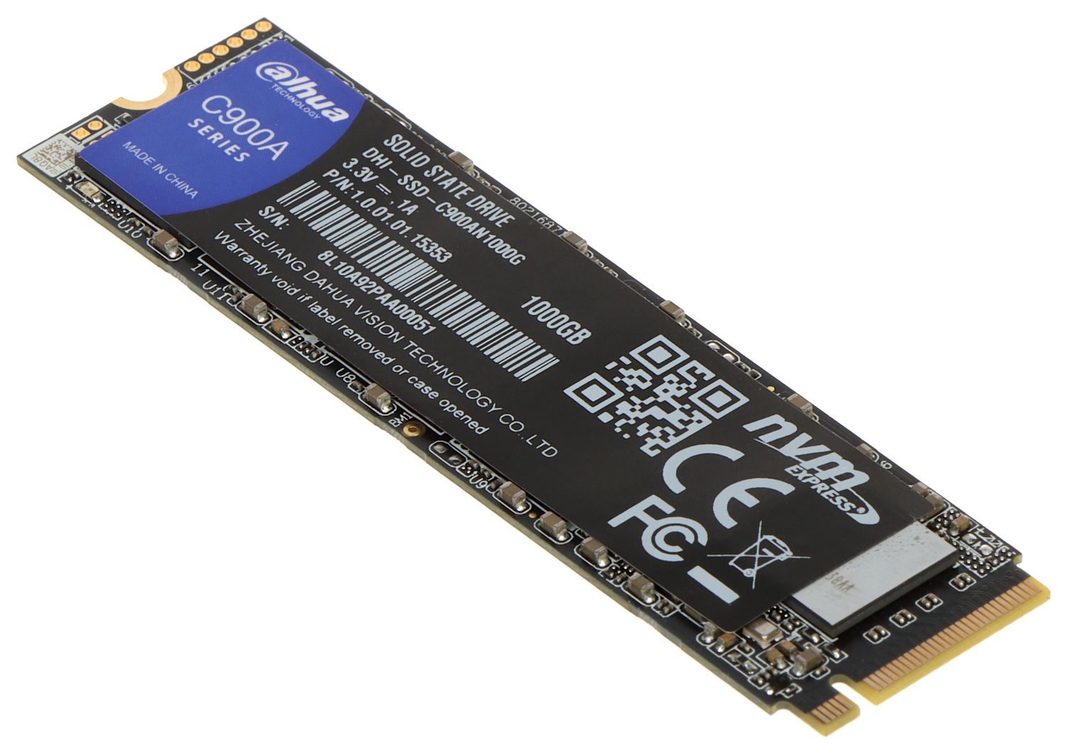DAHUA Dahua Technology DHI-SSD-C900AN1000G internal solid state drive M.2 1000 GB PCI Express 3.0 3D NAND NVMe