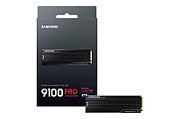 Samsung SAMSUNG 9100 PRO SSD Heatsink NVMe M.2 4TB PCIe 5.0 14.800 MB/s Read 13.400 MB/s Write Internal SSD for PC-Gaming and video editing