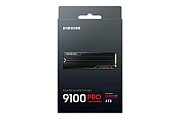 Samsung SAMSUNG 9100 PRO SSD Heatsink NVMe M.2 4TB PCIe 5.0 14.800 MB/s Read 13.400 MB/s Write Internal SSD for PC-Gaming and video editing