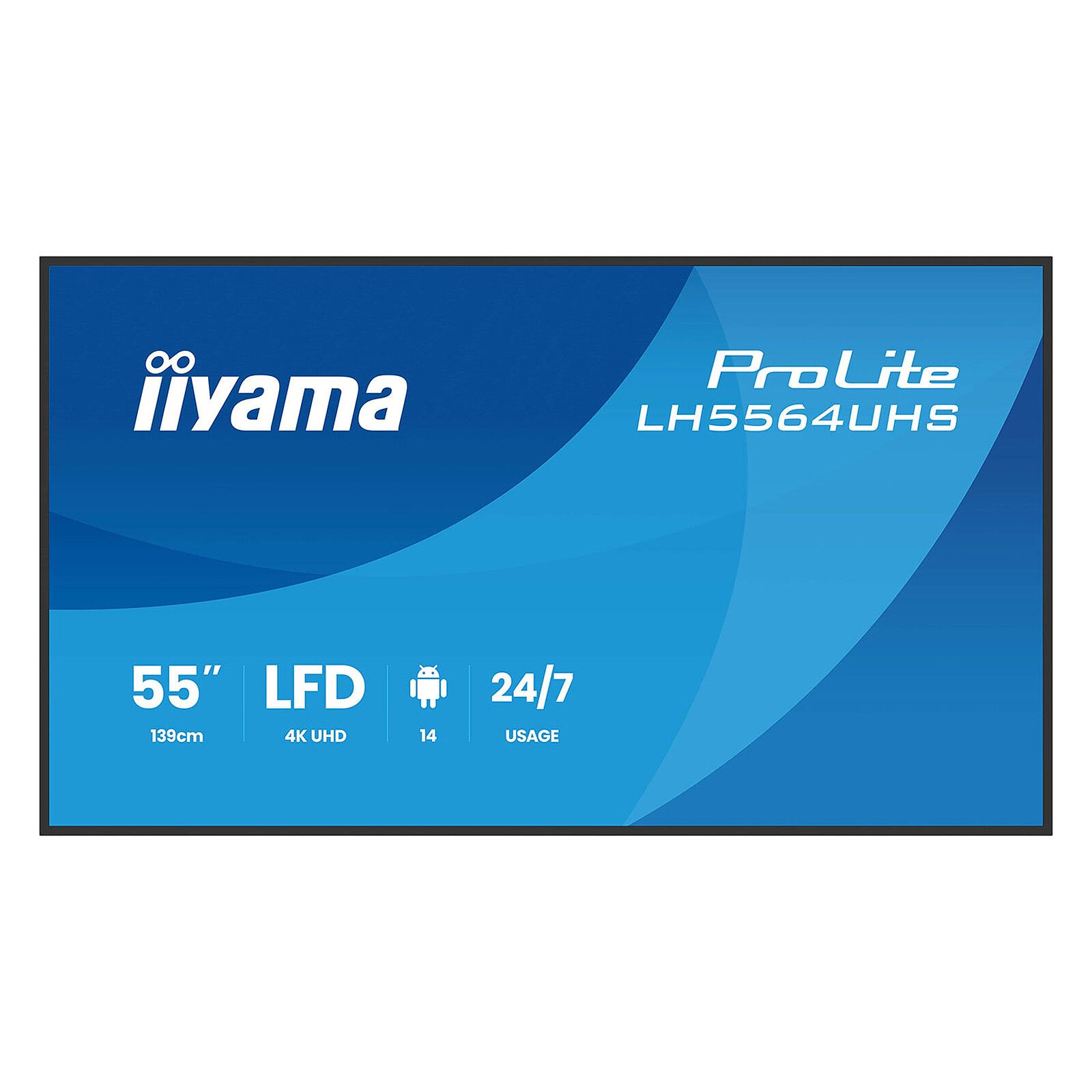 Monitor 54.6 inch IIyama LH5564UHS-B1AG 3840 x 2160, 60 Hz