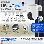 EZVIZ H8c 4G Dome IP security camera Outdoor 2304 x 1296 pixels Ceiling/Wall/Pole