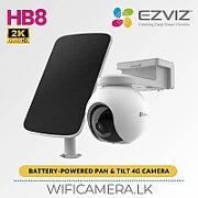 Kamera IP Ezviz HB8 + panel słoneczny