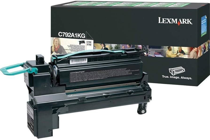 Cartus toner Lexmark C792A1KG ,Negru ,6 000 pagini ,Original (C792A1KG) 