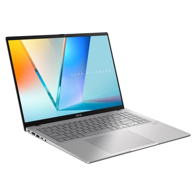 Laptop Asus Vivobook S 16 M3607HA-RP008, 16 inch 1920 x 1200, AMD 260 (8 C / 16 T, 3.8 GHz - 5.1 GHz, 8 MB + 16 MB cache), 16 GB DDR5, 1 TB SSD, AMD Radeon Graphics, Fara sistem de operare, Silver