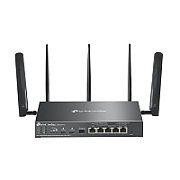 TP-LINK TP-Link ER706WP-4G Router 4G+ Cat 6 SIMx2 WiFi AX3000 5xGE WAN/LAN (4xPoE+) 1xSFP