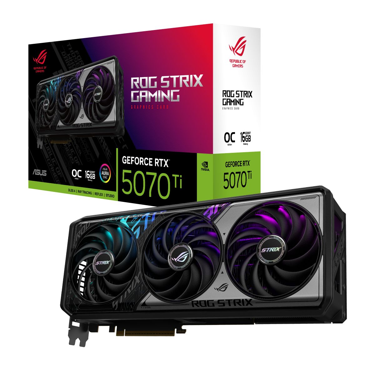 Karta graf. ASUS ROG STRIX RTX 5070 Ti 16GB OC GAM