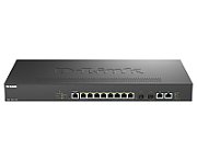 Switch D-Link DMS-1250-12TP, 10 porturi 100 / 1000 / 2500 MBs