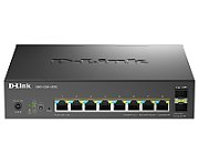 Switch D-Link DMS-1250-10SP, 8 porturi 100 / 1000 / 2500 MBs