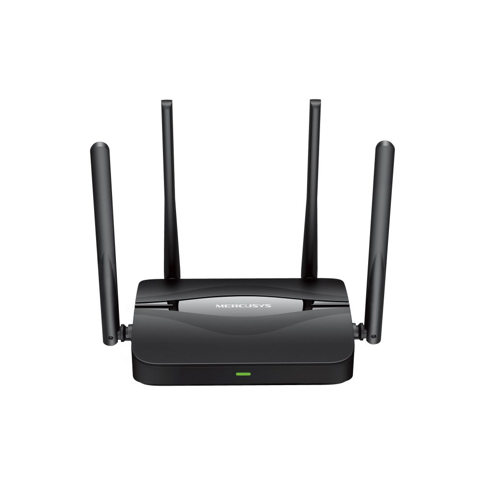 MERCUSYS BE3600 Dual-Band Wi-Fi 7 Router SPEED: 688 Mbps at 2.4 GHz + 2880 Mbps at 5 GHz SPEC: 4× External Antennas,  3× Gigabit LAN Ports, 1× Gigabit WAN Port, MLO, 4096-QAM, OFDMA, HE160 FEATURE: MERCUSYS App, Router/Access Point Mode, WPS Button, Reset Button, IPTV, IPv6, Smart Connect, Airtime Fairness