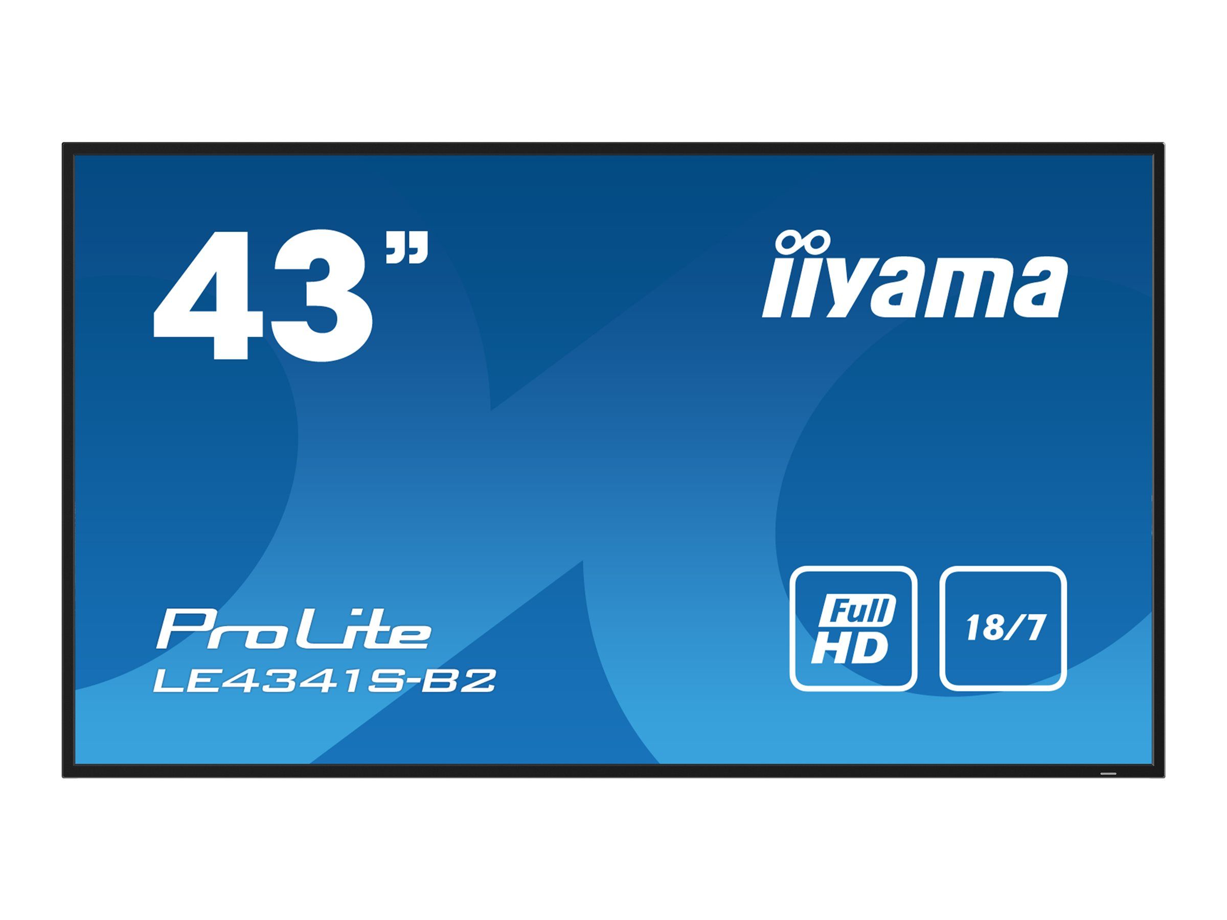 iiyama ProLite LE4341S-B2 - 43  diagonal class flat screen - 108 cm