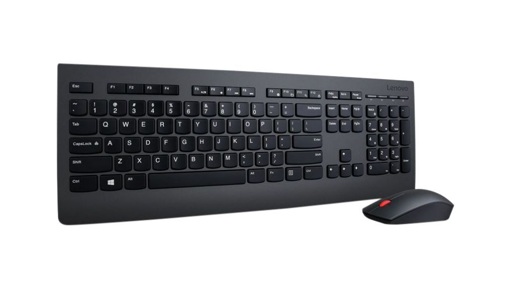 Lenovo Professional Wireless Keyboard and Mouse Combo - German Layout - Full Size - Wireless - RF Wireless - QWERTZ - Mouse Included
