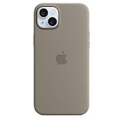 Apple Original iPhone 15 Plus Silicone Case with MagSafe - Brown