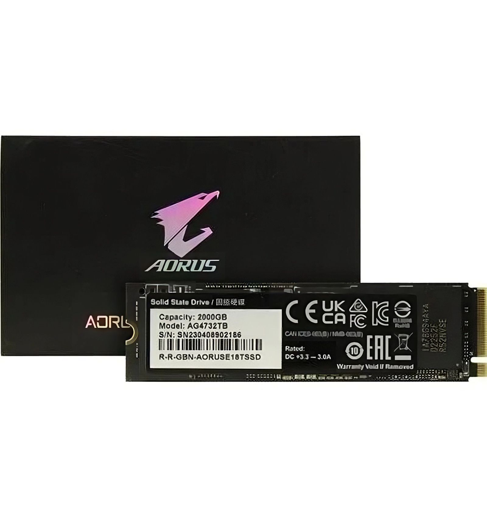 Gigabyte Gigabyte AORUS 7300 SSD 2 TB M.2 NVMe Gen4 7300/6850 MB/s