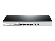 D-Link DXS-1210-10TS Managed L2/L3 10G Ethernet (100/1000/10000) 1U Black  Silver