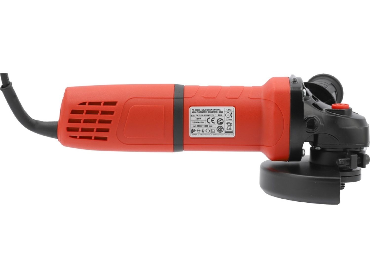 Angle Grinder 125mm 720W with Speed Adjustment