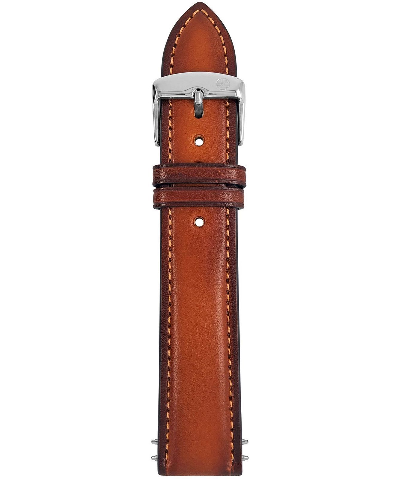 Leather strap Zeppelin in brown  22 mm