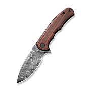 CIVIVI Mini Praxis Knife with Damascus steel and Guibourtia handle