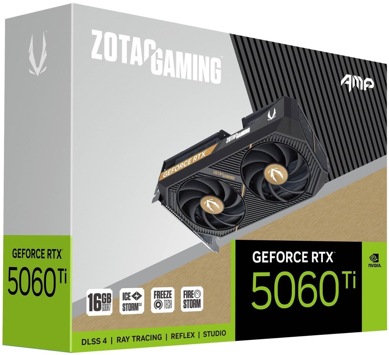 Zotac GAMING GeForce RTX 5060 Ti AMP NVIDIA 16 GB GDDR7