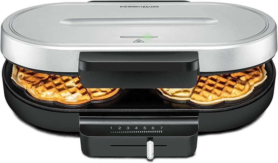 Rommelsbacher Wafflemaker silver black WA 1250 (WA 1250)