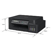 Imprimanta multifunctionala inkjet ciss color Brother DCP-T520W, A4, USB 2.0, Wi-Fi, 17 ppm negru, 9 ppm color