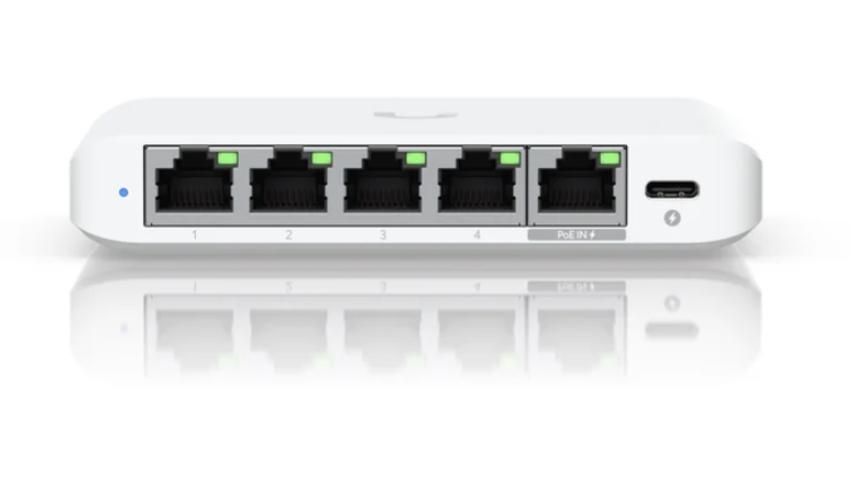 Switch Ubiquiti USW-FLEX-2.5G-5-EU, 5 porturi 100 / 1000 / 2500 Mbps