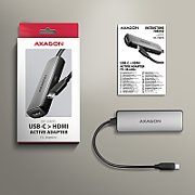 Adaptor video RVC-HI8KPD, USB-C, HDMI, 8K/60Hz, PD 100W, Negru