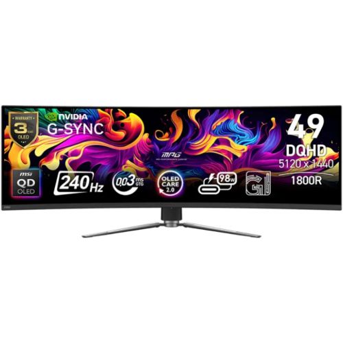 Monitor 49 inch MSI MPG 491CQPX QD-OLED 5120 x 1440, 240 Hz