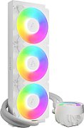 COOLER Arctic  Liquid Freezer III Pro 360 A-RGB W , skt. LGA1851, LGA 1700, AM4, AM5, racire cu lichid, 3 x 120mm, 600 - 3000 RPM, iluminare RGB adresabi, alb  ACFRE00188A  (timbru verde 2.00 lei)