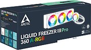COOLER Arctic  Liquid Freezer III Pro 360 A-RGB W , skt. LGA1851, LGA 1700, AM4, AM5, racire cu lichid, 3 x 120mm, 600 - 3000 RPM, iluminare RGB adresabi, alb  ACFRE00188A  (timbru verde 2.00 lei)