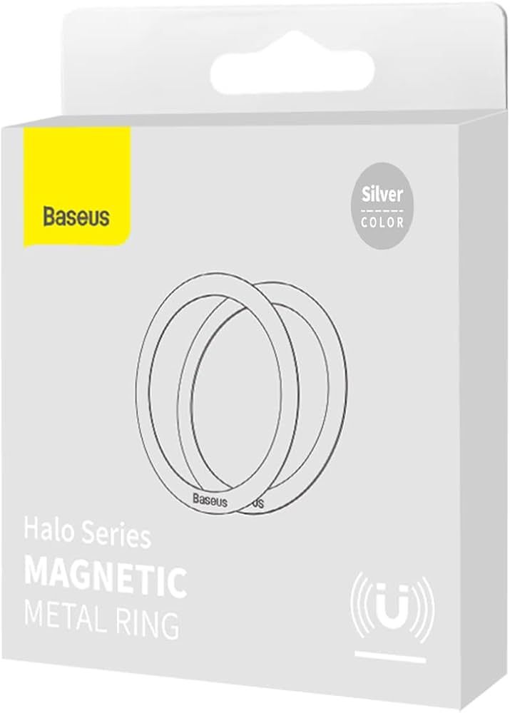 INEL METALIC Baseus Halo, magnetic, pachetul contine 2 bucati  PCCH000012  - 6932172612047