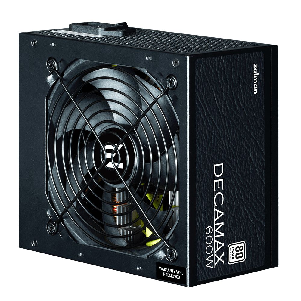 SURSA Zalman  Decamax 600 , 600W,  certificare 80 Plus , active PFC,  fan 120mm, negru,  ZM600-LX3  (timbru verde 2 lei)