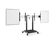 Solutie Classroom cu Whiteboarduri laterale pentru display 65  si Stand motorizat mobil Vogel's RISE5205