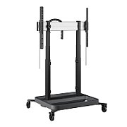 Solutie Classroom cu Whiteboarduri laterale pentru display 65  si Stand motorizat mobil Vogel's RISE5205