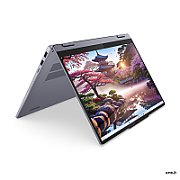 Laptop Lenovo IdeaPad 5 2-in-1 14AKP10 83KT002BRM, 14 inch 1920 x 1200 Touchscreen, AMD AI 7 350 (8 C / 16 T, 2 GHz - 5 GHz, 8 MB + 16 MB cache), 24 GB LPDDR5X, 1 TB SSD, AMD Radeon 860M, Fara sistem de operare, Gri