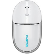 CANYON mouse OnClick 24 BT/ Wireless Transparent/White