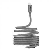 CANYON cable OnWire 60MG C-C 60W Magnet Braided 1m Light Grey