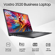 Laptop Dell Vostro 3530, 15.6 inch 1920 x 1080, Intel I5-1334U (10 C / 12 T, 3.4 GHz - 4.6 GHz, 12 MB cache, 55 W), 16 GB DDR4, 512 GB SSD, Intel UHD Graphics, Windows 11 Pro