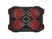 Stand/Cooler laptop Genesis Oxid 260 , 4 ventilatoare 130 mm, material Metal + ABS, viteza de rotatie 850 - 1010 rpm, hub USB incorporat, dimensiuni 420 x 303 x 35 mm