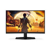 AOC Monitor AOC 23.6  C24G42E, Curvature: 1500R, Diagonal (inch): 23.6, Diagonal (cm): 60, Aspect ratio: 16:9, Panel: VA, Resolution: 1920x1080, Refresh Rate: 180Hz, Response time GtG: 4ms, Response time MPRT: 0.5ms, Brightness (max): 250 cd/m², Contrast (static) : 3000:1, Viewing angle: 178/178, Color