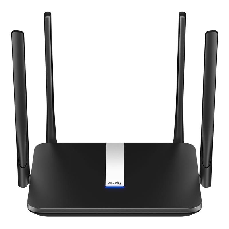 CUDY AC1200 Wi-Fi 4G LTE Cat.4 Router,1200Mbps Wi-Fi, Chipset MediaTek, build-in 4G LTE modem,  300Mbps at 2.4GHz + 867Mbps at 5GHz, 4 antennas, 4 10/100M RJ45 Ports,  Nano SIM Slot, PPTP/L2TP/OpenVPN/WireGuard VPN Client, DNS over Cloudflare/Google/Quad9, DDNS, SMS, Band locking